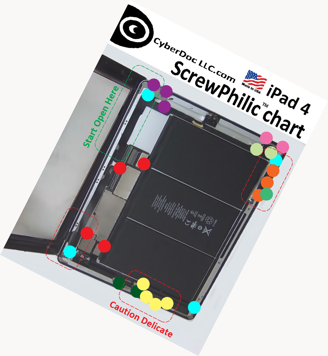 Ipad 2 Screw Chart