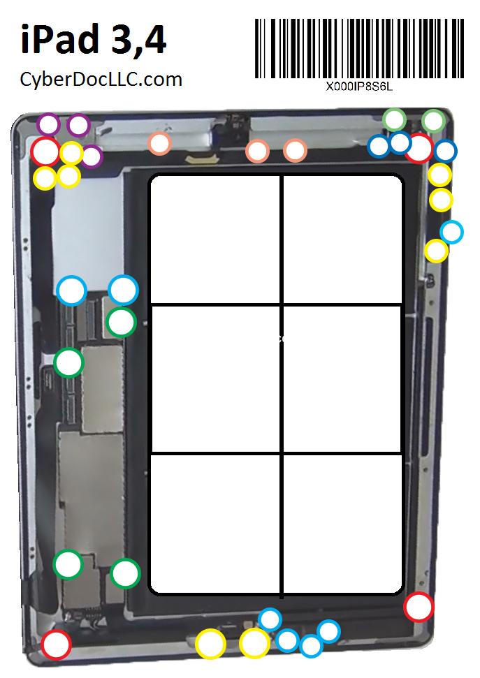 Iphone 4 Screw Chart