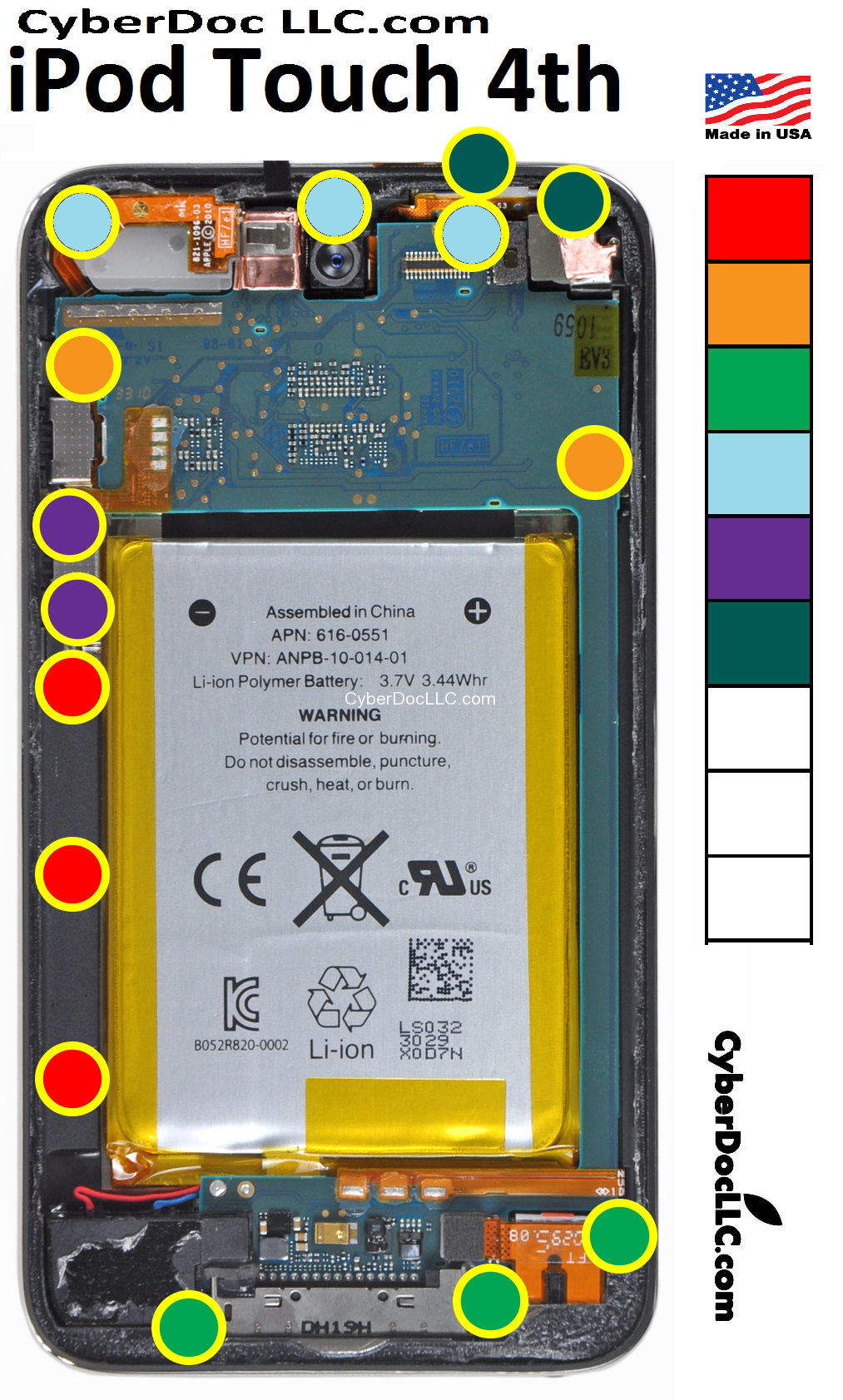 Ipad Mini 2 Screw Chart