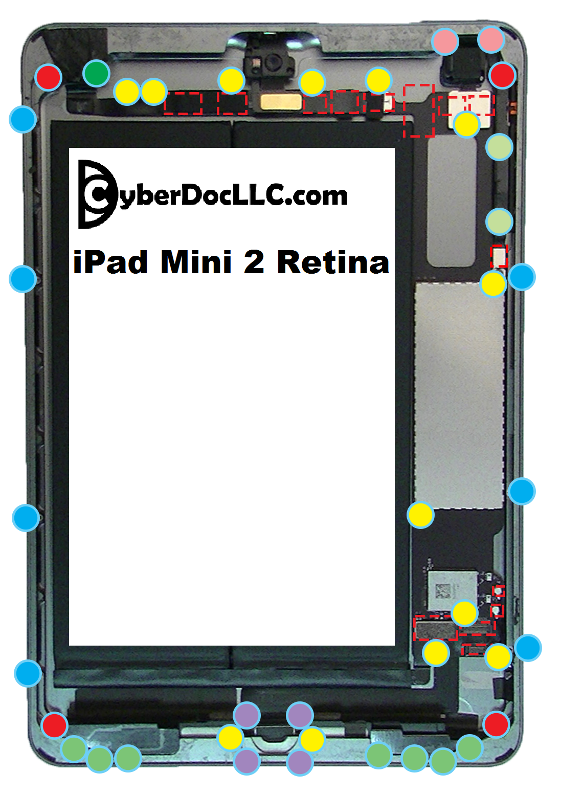 Ipad Mini 2 Screw Chart