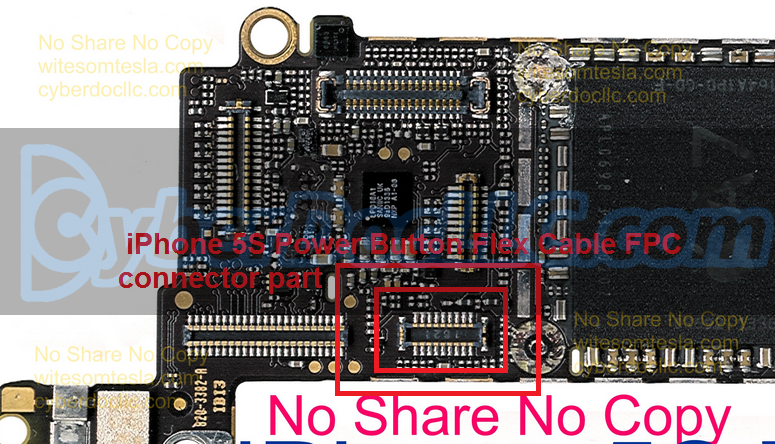 iPhone 5S Power Button Flex Cable FPC board